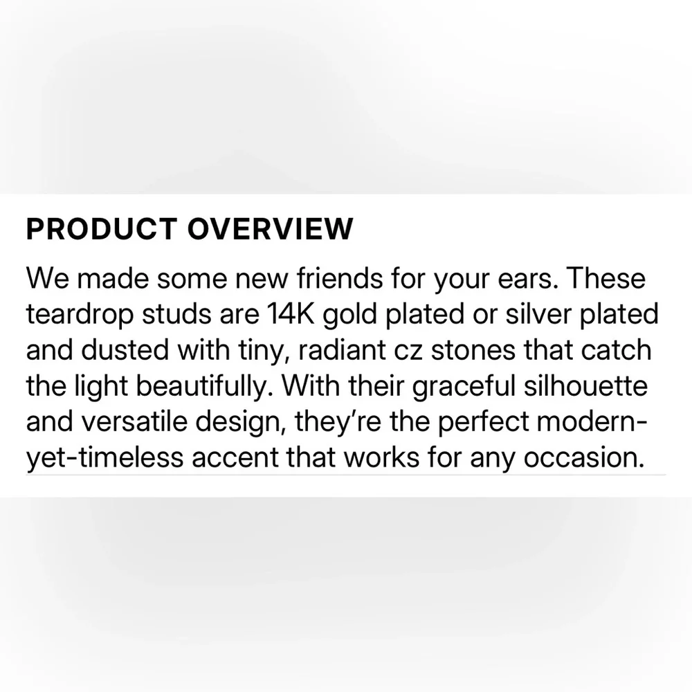 NWT Sunaina Narnia Studs